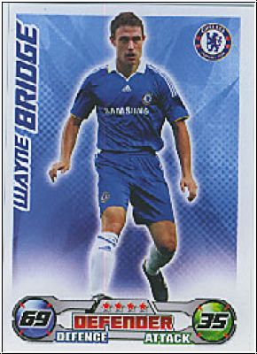 Soccer 2009 Topps Match Attax Premier League - W. Bridge