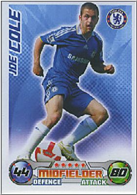 Soccer 2009 Topps Match Attax Premier League - J. Cole