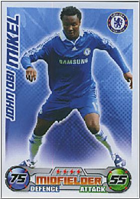 Soccer 2009 Topps Match Attax Premier League - J. Mikel