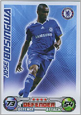 Soccer 2009 Topps Match Attax Premier League - J. Bosingwa