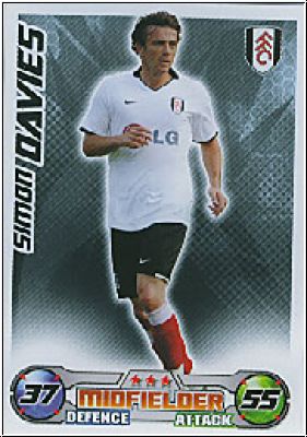 Soccer 2009 Topps Match Attax Premier League - S. Davies