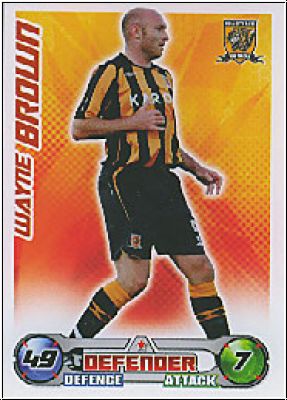 Soccer 2009 Topps Match Attax Premier League - W. Brown