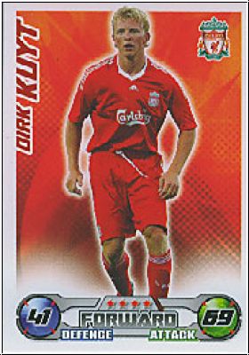 Soccer 2009 Topps Match Attax Premier League - D. Kuyt