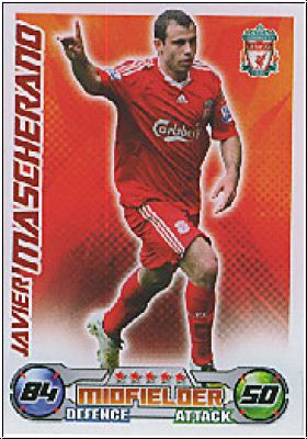 Soccer 2009 Topps Match Attax Premier League - J. Mascherano