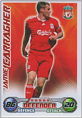 Fussball 2009 Topps Match Attax Premier League - J. Carragher