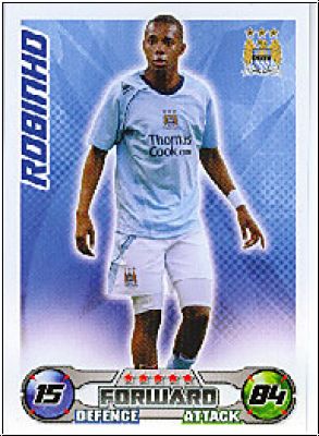 Soccer 2009 Topps Match Attax Premier League - Robinho