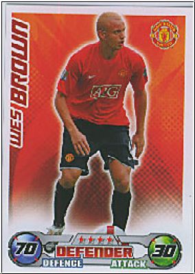 Fussball 2009 Topps Match Attax Premier League - W. Brown