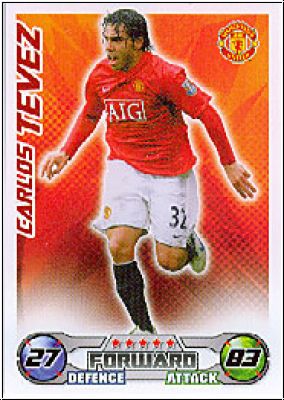 Fussball 2009 Topps Match Attax Premier League - C. Tevez