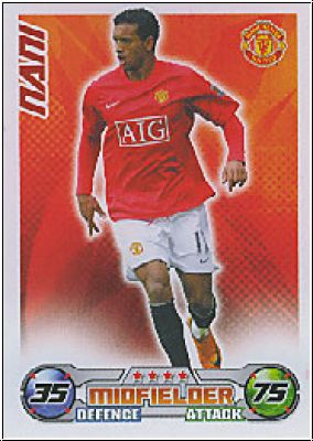 Soccer 2009 Topps Match Attax Premier League - Nani