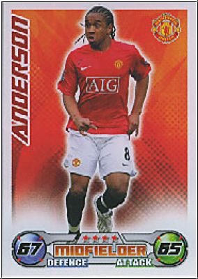 Soccer 2009 Topps Match Attax Premier League - Anderson