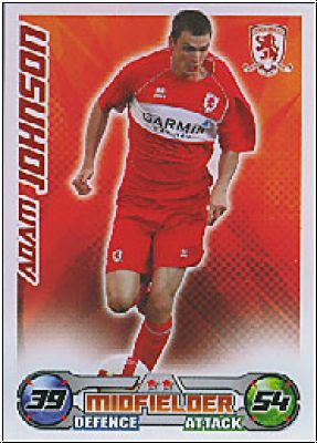 Soccer 2009 Topps Match Attax Premier League - A. Johnson