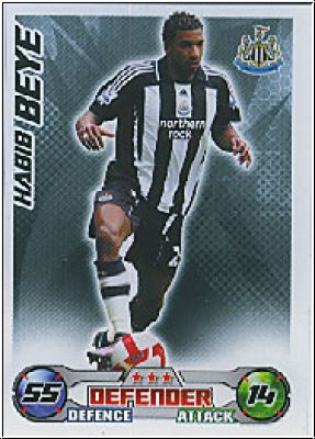 Soccer 2009 Topps Match Attax Premier League - H. Beye