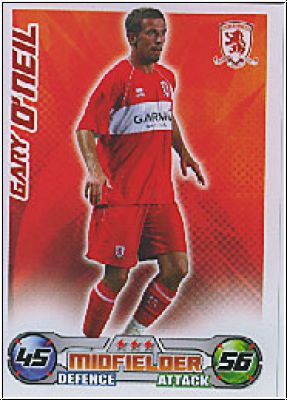 Soccer 2009 Topps Match Attax Premier League - G. O'Neil