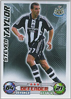 Soccer 2009 Topps Match Attax Premier League - S. Taylor