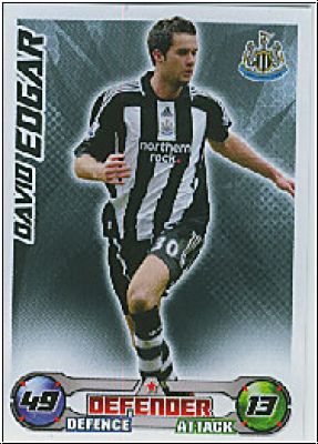 Soccer 2009 Topps Match Attax Premier League - D. Edgar