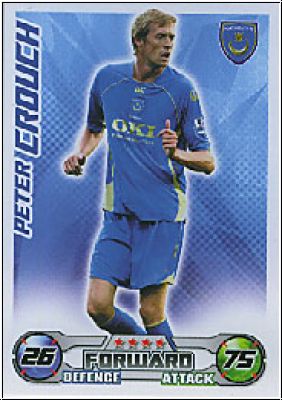 Soccer 2009 Topps Match Attax Premier League - P. Crouch