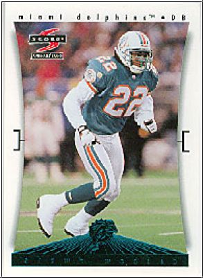 NFL 1997 Score Miami Dolphins Team Collection - No 12 of 15 - Shawn Wooden