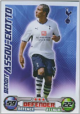 Soccer 2009 Topps Match Attax Premier League - Assou-Ekotto