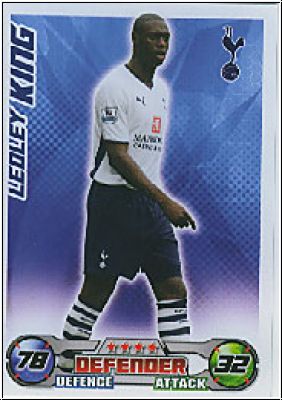 Soccer 2009 Topps Match Attax Premier League - L. King