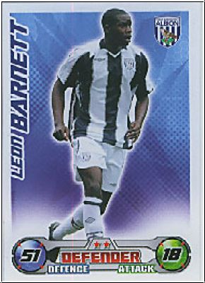 Soccer 2009 Topps Match Attax Premier League - L. Barnett