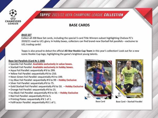 Fussball 2021-22 Topps UEFA Champions League Collection