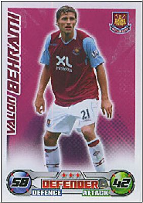 Soccer 2009 Topps Match Attax Premier League - V. Behrami