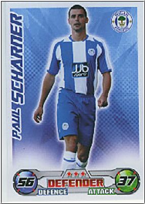 Soccer 2009 Topps Match Attax Premier League - P. Scharner