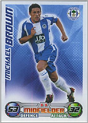 Fussball 2009 Topps Match Attax Premier League - M. Brown