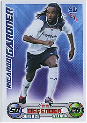 Soccer 2009 Topps Match Attax Premier League - R. Gardner