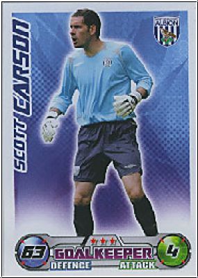 Soccer 2009 Topps Match Attax Premier League - S. Carson