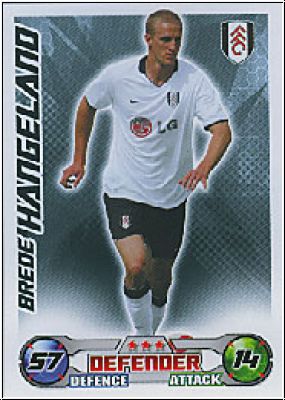 Soccer 2009 Topps Match Attax Premier League - B. Hangeland