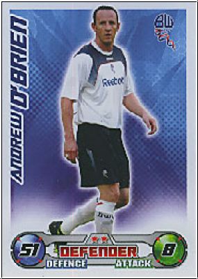 Soccer 2009 Topps Match Attax Premier League - A. O'Brien