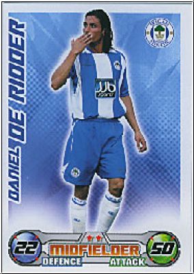 Soccer 2009 Topps Match Attax Premier League - D. De Ridder