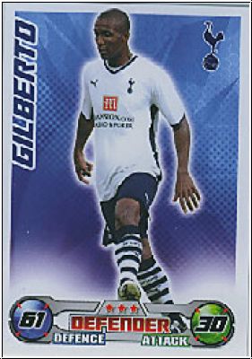 Soccer 2009 Topps Match Attax Premier League - Gilberto