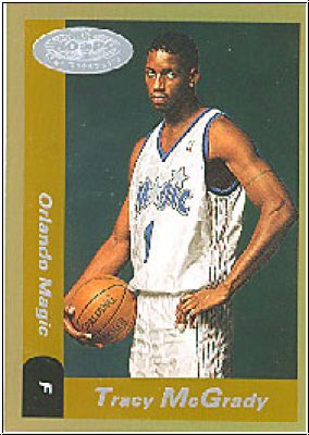 NBA 2000-01 Hoops Hot Prospects - No. 37 - Tracy McGrady