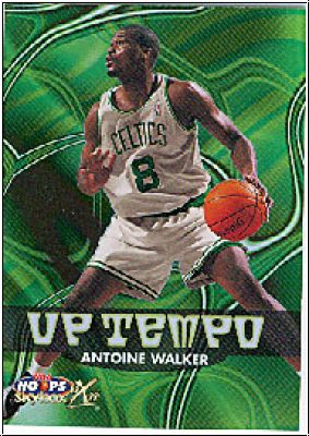 NBA 1999 / 00 Hoops Decade Decade Up Tempo - No 12 of 15 UT - Antoine Walker