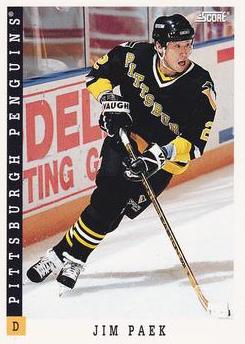 NHL 1993 / 94 Score Canadian - No 334 - Jim Peak