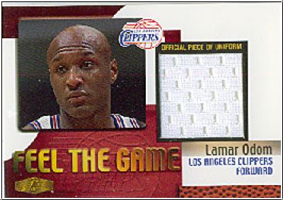 NBA 1999 / 00 Flair Showcase Feel the Game - No 9 - Lamar Odom