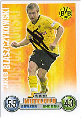 Soccer 2009 Topps Match Attax - Jakub Blaszczykowski