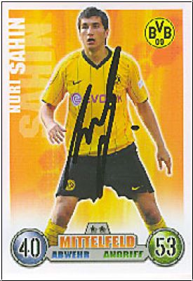 Soccer 2009 Topps Match Attax - Nuri Sahin