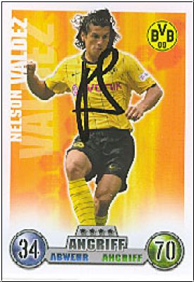 Soccer 2009 Topps Match Attax - Nelson Valdez