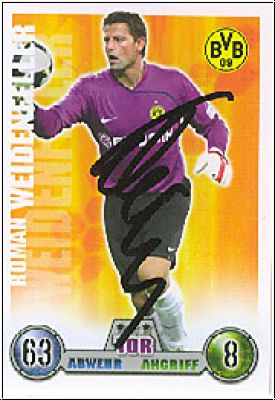 Soccer 2009 Topps Match Attax - Roman Weidenfeller