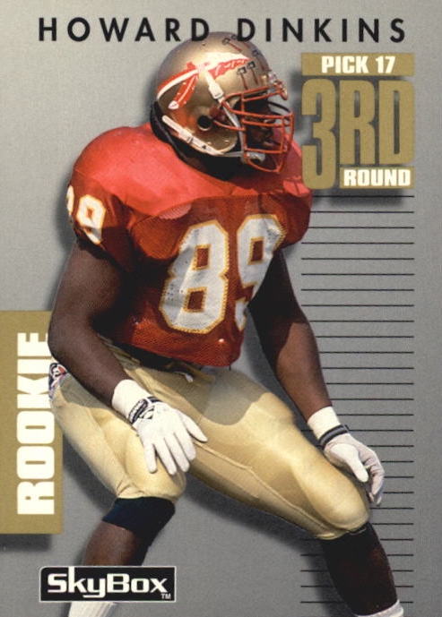 NFL 1992 SkyBox Prime Time - No 336 - Howard Dinkins