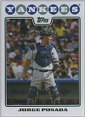 MLB 2008 Topps - No 297 - Jorge Posada