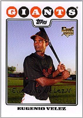 MLB 2008 Topps - No 291 - Eugenio Velez