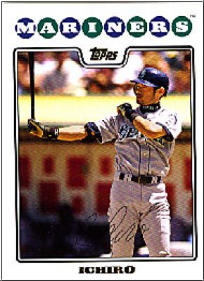 MLB 2008 Topps Gold Foil - No 320 - Ichiro Suzuki