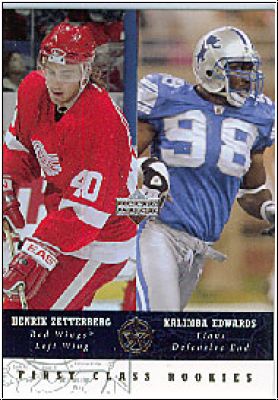 NFL/NHL 2002-03 UD SuperStars - No 268 - Zetterberg / Edward
