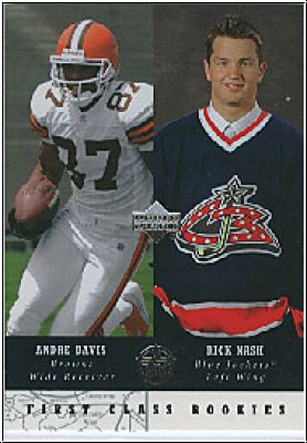 NFL/NHL 2002-03 UD SuperStars - No 261 - Andre Davis / Rick Nash