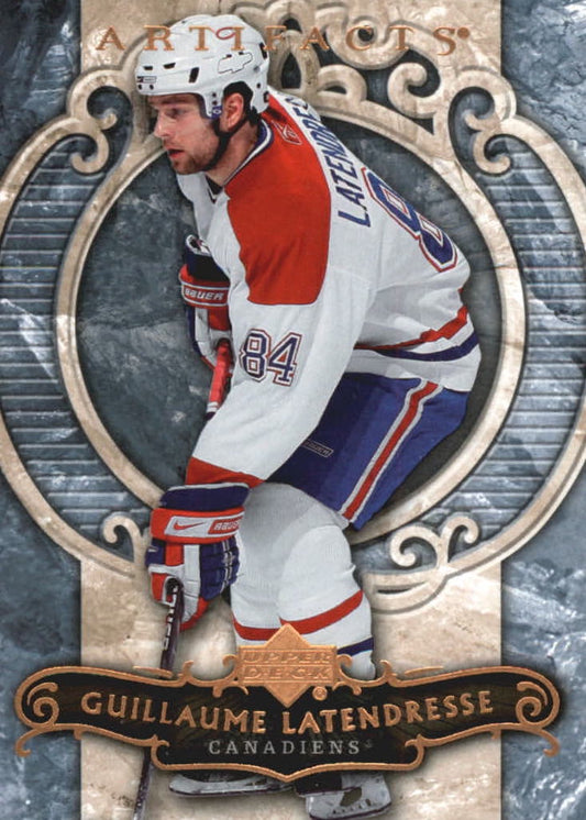 NHL 2007-08 Artifacts - No 33 - Guillaume Latendresse