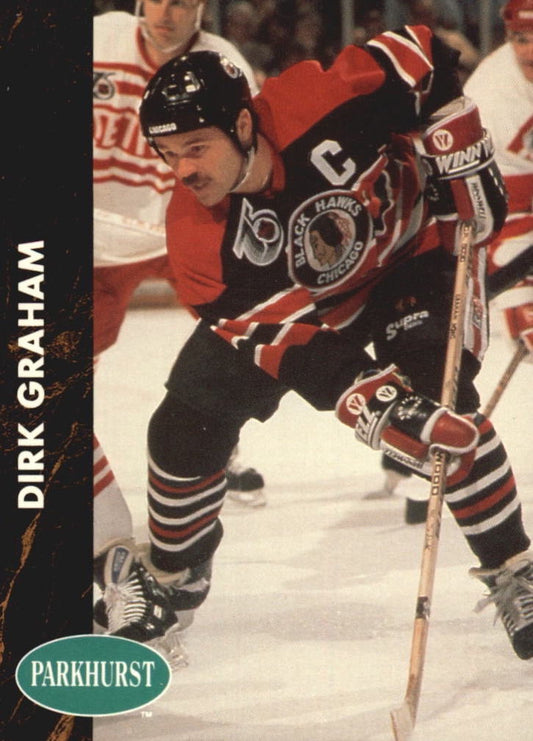 NHL 1991-92 Parkhurst French - No 33 - Dirk Graham